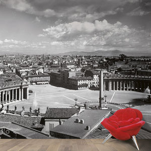 carte da parati moderne / in tessuto / in vinile / motivo urbano