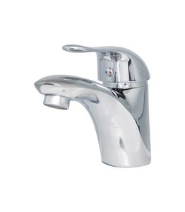 miscelatore per lavabo / in ottone / in acciaio inox / da bagno