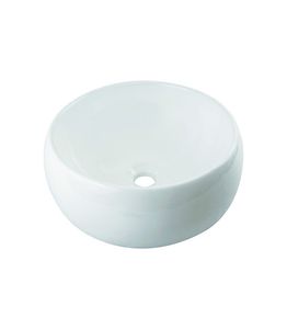 lavabo da appoggio / tondo / in ceramica / moderno