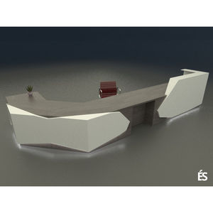 banco reception modulare / in legno / in Solid Surface