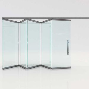 parete pieghevole / in alluminio / in vetro / ad uso professionale