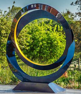scultura in acciaio inox / da giardino / per spazi pubblici