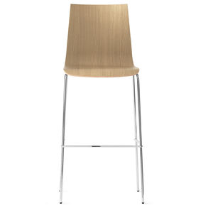 sgabello moderno / in legno / per spazio pubblico / per uso contract