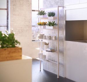 scaffale moderno / in alluminio / da bagno / per cucina
