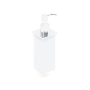 distributore di sapone da appoggio / in acciaio inossidabile / manuale / liquido