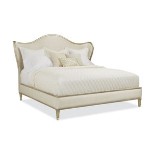 letto matrimoniale / classico / imbottito / con testiera