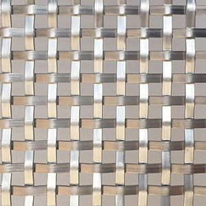 tela metallica per soffitto / in acciaio inossidabile / a maglia quadrata / decorativa