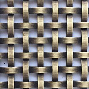 tela metallica per soffitto / in acciaio inossidabile / a maglia quadrata / decorativa