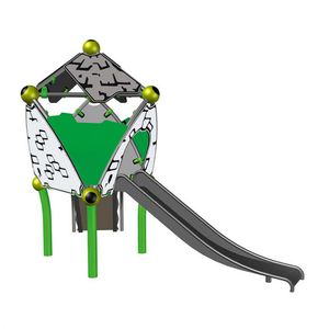 struttura ludica in metallo / per parco giochi