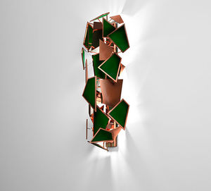 applique design originale / in rame / in rame lucido / in tessuto