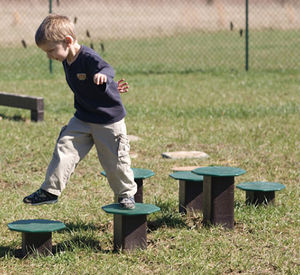 percorso a ostacoli per parco giochi
