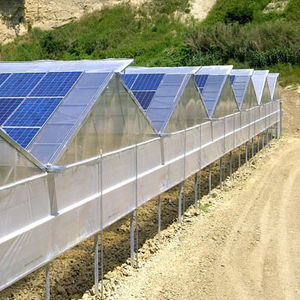 pannello fotovoltaico policristallino / integrato all'edificio / per serra