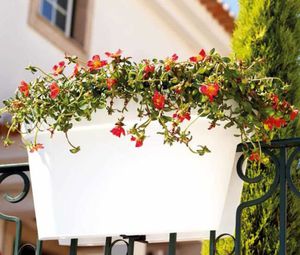 vaso da giardino in polipropilene / non incassato / rettangolare