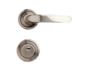 maniglia per porta / in metallo / moderna / con serratura integrata