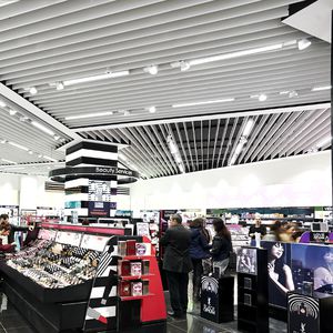 controsoffitto in metallo / a doghe / decorativo