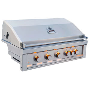 barbecue a gas / elettrico / da bancone / in acciaio inossidabile