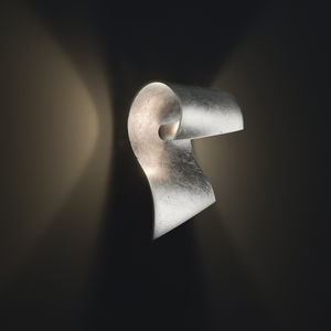applique moderna / in vetro curvato / alogena / IP20