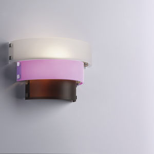 applique moderna / in vetro / alogena / IP20