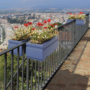 vaso da giardino in polietilene / sospeso / rettangolare