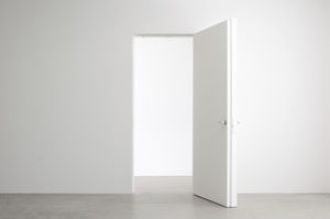 porta interna / battente / in legno / in alluminio