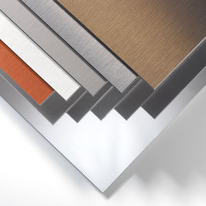 pannello in composito di rivestimento / in metallo / per rivestimento di facciata