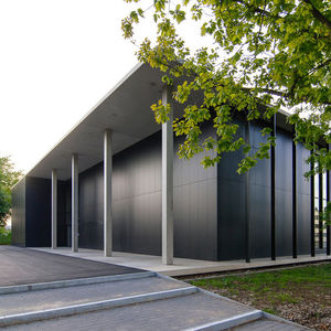 rivestimento di facciata in composito / liscio / a doghe