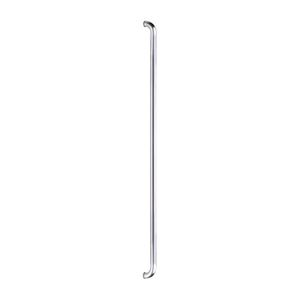 maniglia a tirante per porta a vetri / in acciaio inox / moderna / finitura spazzolata