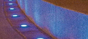 luce da incasso a pavimento / LED / rotonda / da esterno