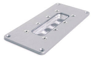 luce da incasso a pavimento / LED / rettangolare / da esterno
