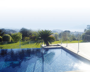 barriera di protezione / fissa / in vetro / per piscina