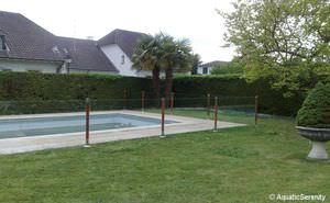 barriera di protezione / fissa / in vetro / per piscina