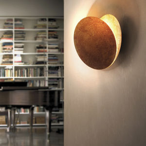 applique moderna / in alluminio / LED / tonda
