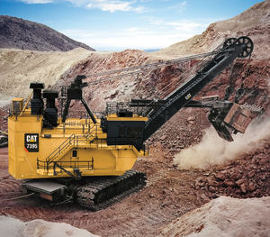 escavatore cingolato / a cavo / per cantiere / elettrico