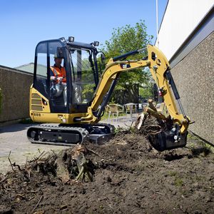 escavatore mini / cingolato / per cantiere / diesel
