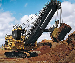 escavatore cingolato / a cavo / per cantiere / elettrico