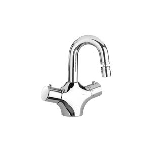 miscelatore doppio comando per bidet / da appoggio / in metallo cromato / termostatico