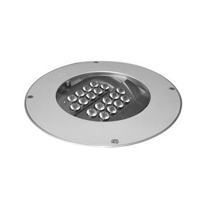 luce da incasso a pavimento / LED / rotonda / da esterno