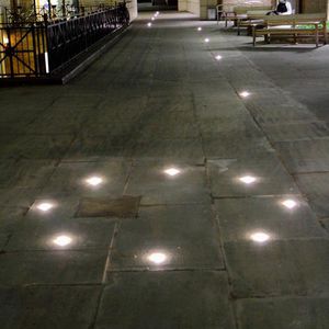 luce da incasso a pavimento / LED / tonda / da esterno