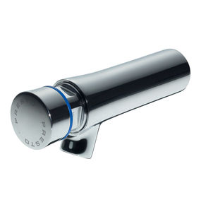 miscelatore per lavabo / da parete / in metallo cromato / temporizzato