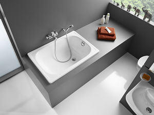 vasca da bagno in acciaio