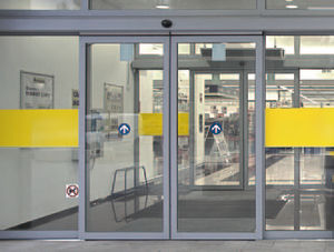 profilato per porte in alluminio / antipanico