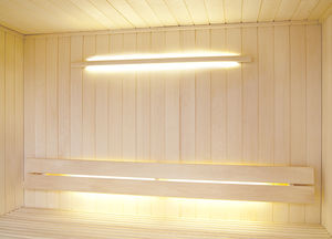 applique moderna / per sauna / in vetro / alogena