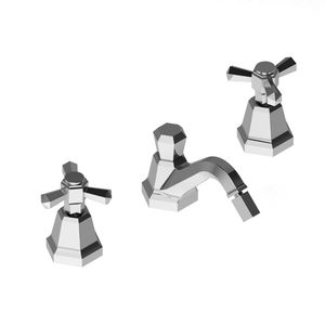 miscelatore doppio comando per bidet / da appoggio / in metallo cromato / in bronzo