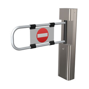 barriera di controllo accessi / a bilico / in acciaio / per edifici pubblici