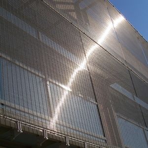 tela metallica per frangisole / per muro / per facciata continua / in acciaio inox