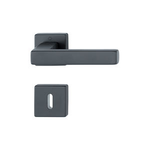 maniglia per porta / in alluminio / moderna / con serratura integrata