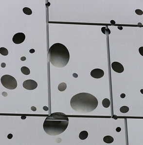 facciata ventilata in zinco titanio / in fogli / colorata