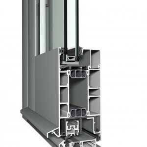 profilato per porte in alluminio / di sicurezza / a isolamento termico / ad alta resistenza