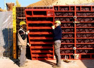 cassaforma a telaio / modulare / metallo / per muro