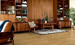pavimento laminato in HDF / flottante a clic / aspetto legno / per uso professionale